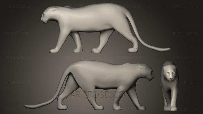 Figurines lions tigers sphinxes (STKL_0079) 3D model for CNC machine